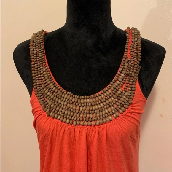 Beaded Neck Tank - Picture 2 of 3